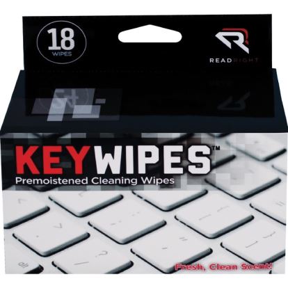 Advantus Read/Right KeyWipes Individual Germicidal Wipes 1