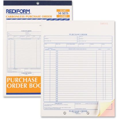 Rediform 2-part Carbonless Purchase Order Book 1