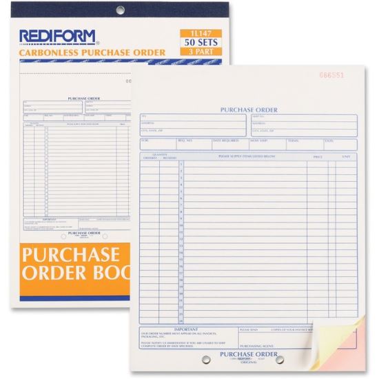 Rediform 2-part Carbonless Purchase Order Book 1