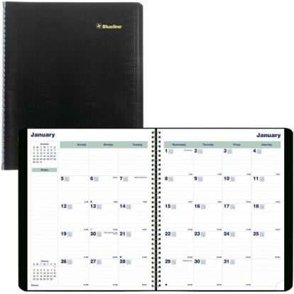 Blueline Plan and Link 16-Month Monthly Planner 1
