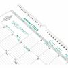 Brownline EcoLogix Monthly Wall Calendar, Twin-Wire Binding, 100% Recycled 2