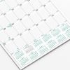 Brownline EcoLogix Monthly Wall Calendar, Twin-Wire Binding, 100% Recycled 3
