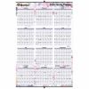 Blueline Passion Yearly Laminated Wall Calendar, 24" x 36" , English 3
