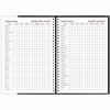 Brownline Pre-Vu Weekly Planner, Transparent Section, English, Black (CB920.BLK) 5