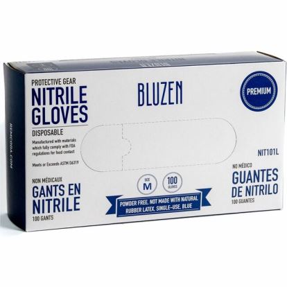 BLUZEN Extra-Strength Nitrile Gloves 1
