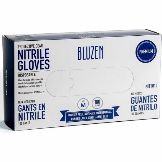 BLUZEN Extra-Strength Nitrile Gloves 1
