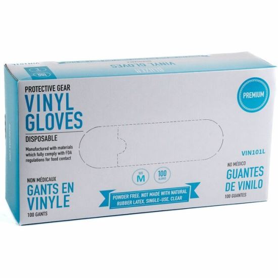 BLUZEN Powder-Free Vinyl Gloves 1