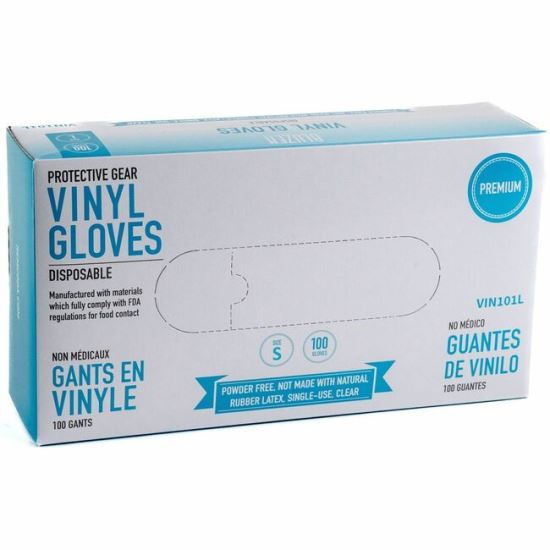 BLUZEN Powder-Free Vinyl Gloves 1