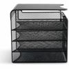 Safco Onyx Solid Top Horizontal Hanging Storage 2