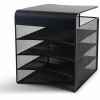 Safco Onyx Solid Top Horizontal Hanging Storage 3