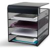 Safco Onyx Solid Top Horizontal Hanging Storage 4