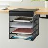 Safco Onyx Solid Top Horizontal Hanging Storage 6