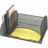 Safco Onyx 2 Upright/2 Tray Mesh Desk Organizer 3