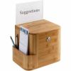 Safco Bamboo Suggestion Box 2