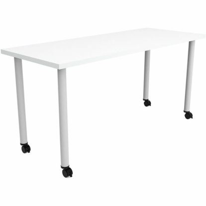 Safco Jurni Multi-Purp. Table w/Post Leg & Casters 1