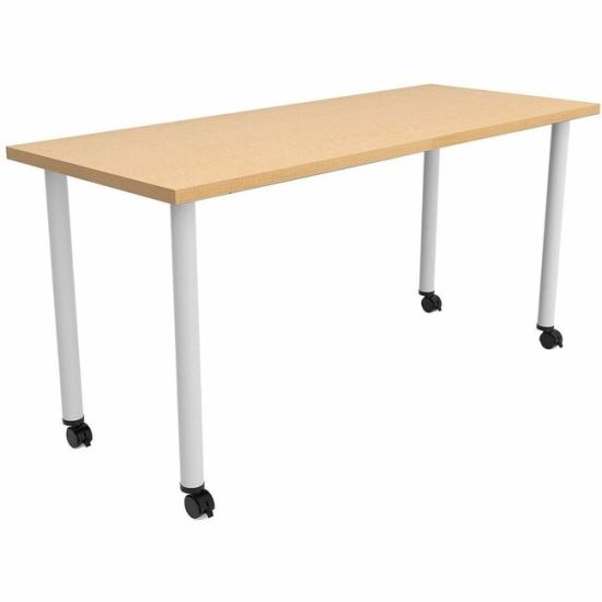 Safco Jurni Multi-Purp. Table w/Post Leg & Casters 1