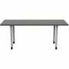 Safco Jurni Multi-Purpose Table with Post Leg & Casters 2