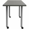 Safco Jurni Multi-Purpose Table with Post Leg & Casters 3