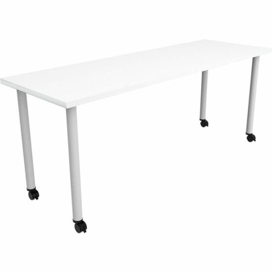 Safco Jurni Multi-Purpose Table with Post Leg & Casters 1
