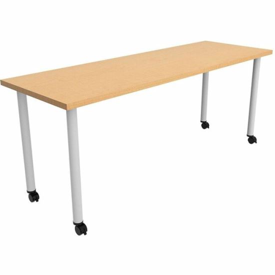 Safco Jurni Multi-Purpose Table with Post Leg & Casters 1