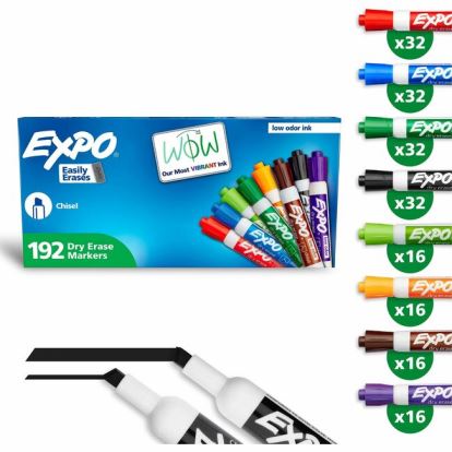 Expo Low-Odor Dry Erase Markers 1