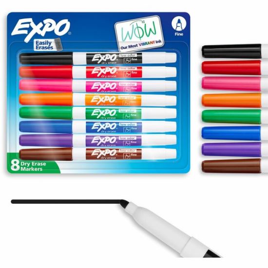 Expo Low-Odor Dry Erase Markers 1
