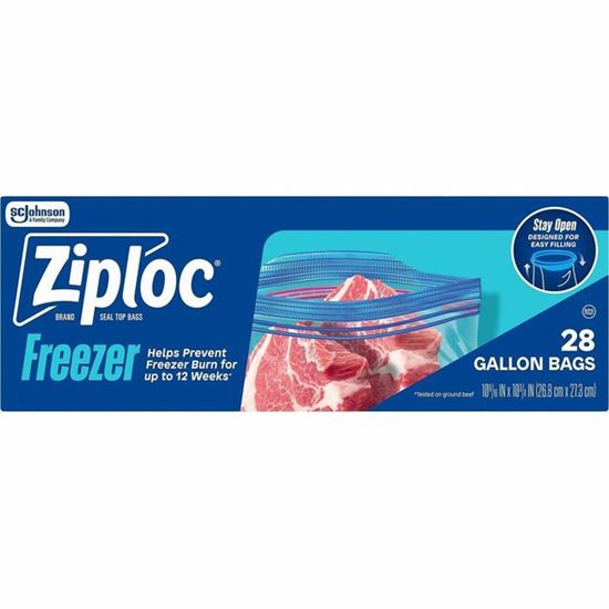 Ziploc® Ziploc Grip n' Seal Freezer Bags 1