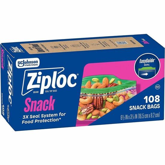 Ziploc® Snack Size Storage Bags 1