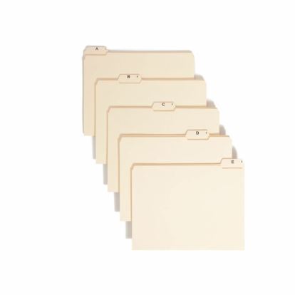 Smead 1/5 Tab Cut Letter Recycled Top Tab File Folder 1