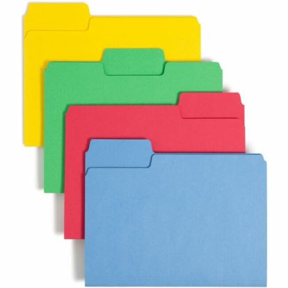 Smead SuperTab 1/3 Tab Cut Letter Recycled Top Tab File Folder 1
