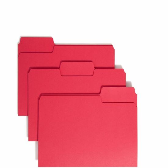 Smead SuperTab 1/3 Tab Cut Letter Recycled Top Tab File Folder 1