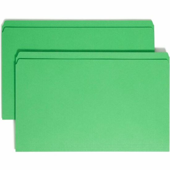 Smead Colored Straight Tab Cut Legal Recycled Top Tab File Folder 1