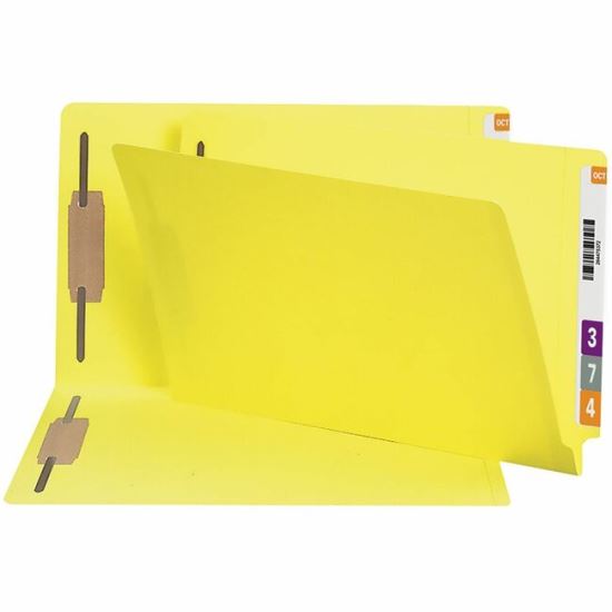Smead Shelf-Master Straight Tab Cut Legal Recycled Fastener Folder 1