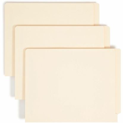 Smead Shelf-Master Straight Tab Cut Letter Recycled Fastener Folder 1