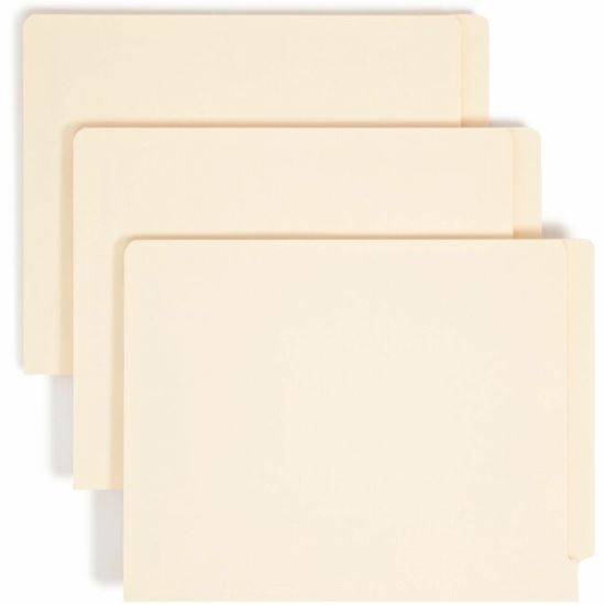 Smead Shelf-Master Straight Tab Cut Letter Recycled Fastener Folder 1