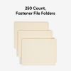 Smead Shelf-Master Straight Tab Cut Letter Recycled Fastener Folder 3