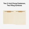 Smead Shelf-Master Straight Tab Cut Letter Recycled Fastener Folder 4