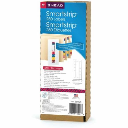 Smead Smartstrip Labeling System ColorBar Refill Labels 1