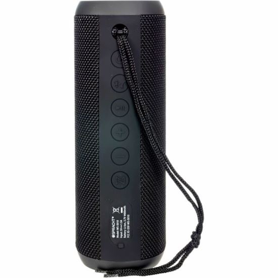 Spracht Blunote Turbo Portable Bluetooth Speaker System - 20 W RMS - Matte Black 1