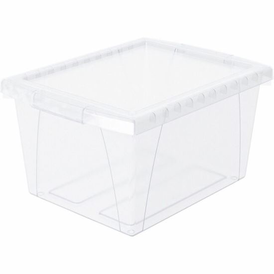 Storex Stackable Storage Bin w/Lid 1