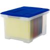 Storex Plastic File Tote Storage Box 1