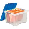 Storex Plastic File Tote Storage Box 3