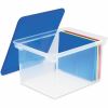 Storex Plastic File Tote Storage Box 4