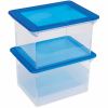 Storex Plastic File Tote Storage Box 5