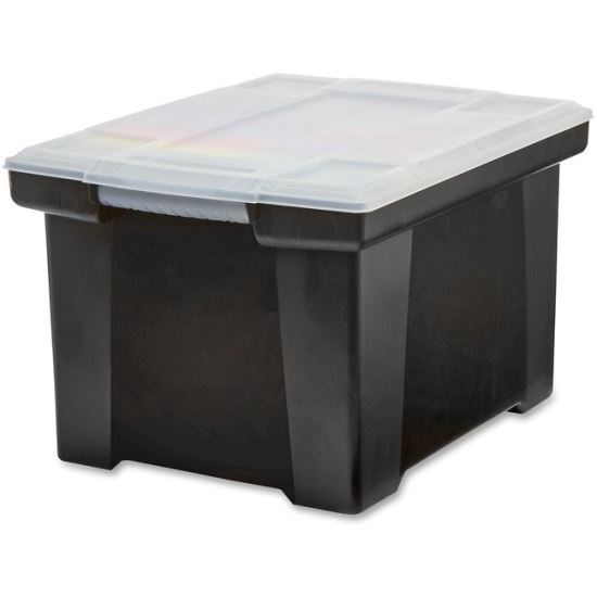 Storex Letter/Legal Tote Storage Box 1