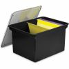 Storex Letter/Legal Tote Storage Box 4