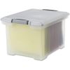 Storex Tote Clear Storage Box with Lid 1