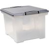 Storex Tote Clear Storage Box with Lid 2