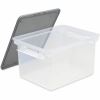Storex Tote Clear Storage Box with Lid 3