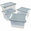 Storex Tote Clear Storage Box with Lid 4